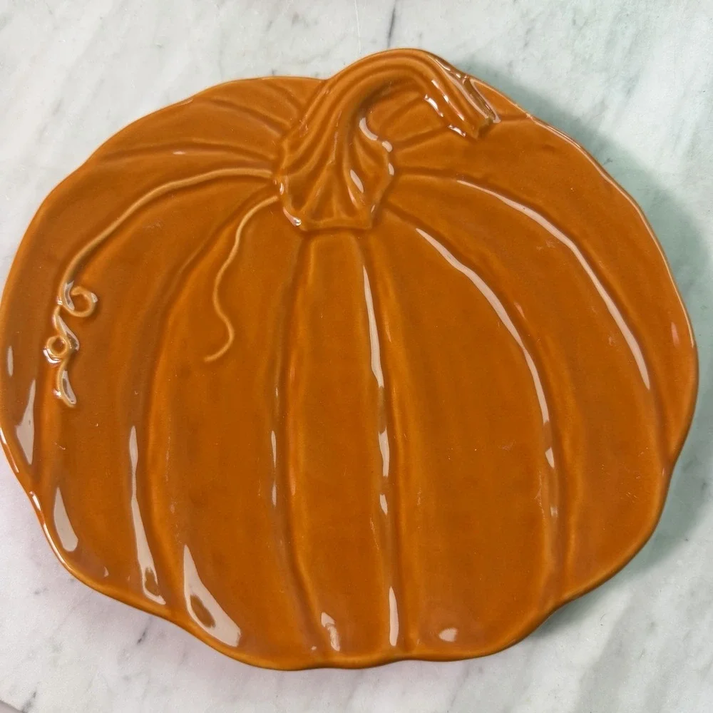 Pottery Barn Retired Rustic Pumpkin 9